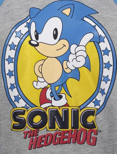 Vista 3 de SEGA Sonic the Hedgehog Tails Knuckles - Sudadera con capucha para niños pequeños y grandes