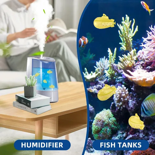 Vista 6 de AMI PARTS Humidificador universal limpiador de peces para todos los humidificadores y peceras, purifica el agua, suaviza el agua dura, evita