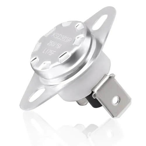 Vista 10 de SRV230-0900 Interruptor de límite alto para estufas de pellets Quadra-Fire Classic Bay 1200i y CB1200. Termodisco de sensor de seguridad de disco