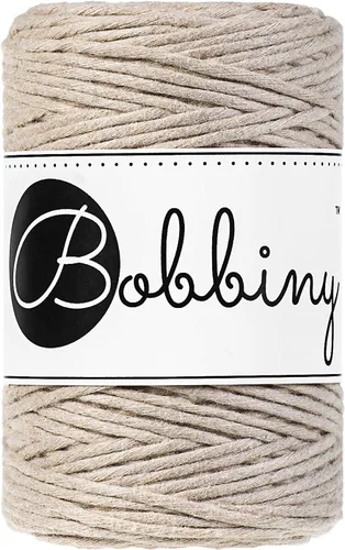Vista 16 de Bobbiny Cordón de macramé de una sola capa para bebé de 0.069 pulgadas (100% algodón reciclado)