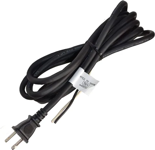 Vista 3 de HQRP Cable de alimentación de CA de repuesto 16 AWG 2 cables con certificación UL, compatible con Makita 664265-4 LS1011 LS1020 LS1030 LS1000 Cable