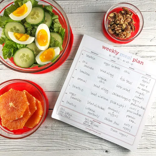 Vista 7 de Fitlosophy Eat Fit - Planificador semanal de comidas, lista de compras y guía de preparación de comidas, 40 páginas