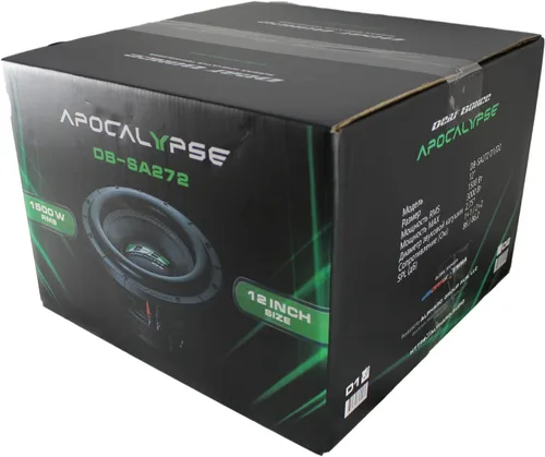 Vista 4 de Deaf Bonce Apocalypse DB-SA272-D2 Subwoofer de 12 pulgadas, 2 ohmios y 3000 W
