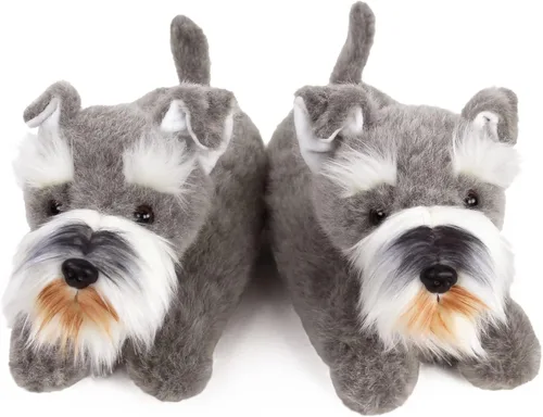 Vista 3 de Schnauzer Pantuflas, Gris