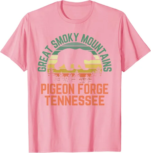 Vista 65 de Camiseta Pigeon Forge Great Smoky Mountains National Park Tennessee, Negro, S
