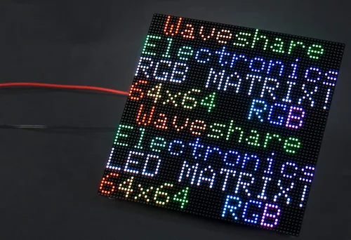 Vista 9 de 64x32 Panel de Matriz LED de Color Completo 2048 RGB de 2.5mm de Paso P2.5, Pantalla de Texto/Imagen Colorida/Animación de Brillo Ajustable Diseño