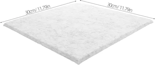 Vista 2 de ERINGOGO 12 paneles de pared insonorizados: paneles acústicos autoadhesivos a prueba de sonido, placa de cancelación de reducción de ruido de 12 x