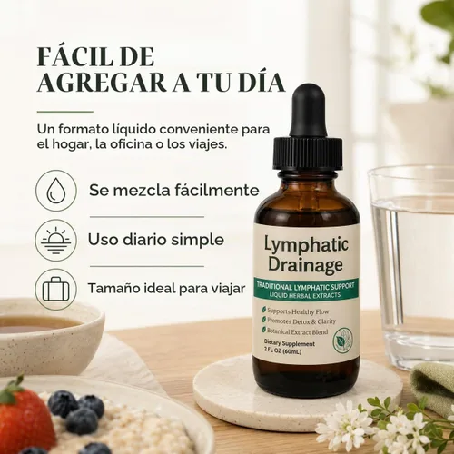 Vista 7 de Gotas de drenaje linfático, alivio de la hinchazón y desinflado, sistema