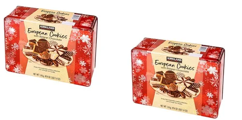 Vista 3 de Kirkland Galletas europeas exclusivas con chocolate belga, 49.4 onzas (paquete de 2)