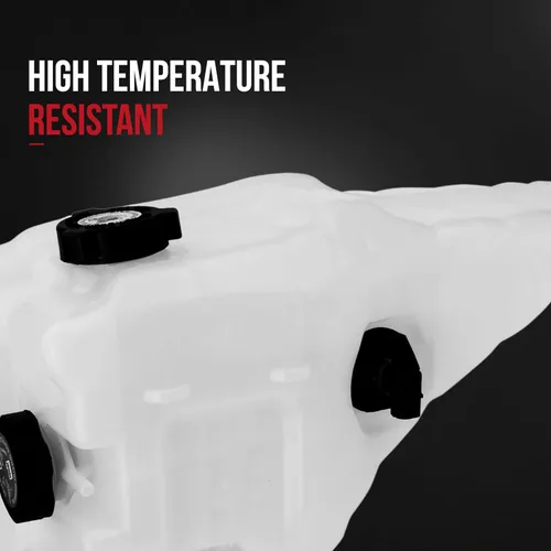 Vista 5 de Tanque de depósito de refrigerante de repuesto – Compatible con vehículos Freightliner – Cascadia, Century Class, Columbia, Coronado, FLD020SD, M2