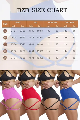 Vista 5 de BZB Pantalones cortos para mujer con ligas, cintura alta, entrenamiento, baile, yoga, pantalones deportivos con levantamiento de glúteos