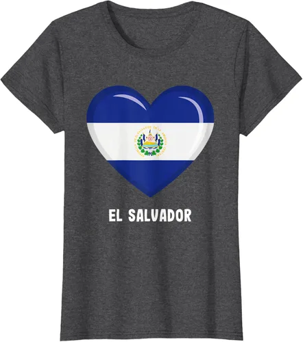 Vista 7 de Camiseta Bandera de El Salvador Camiseta salvadoreña