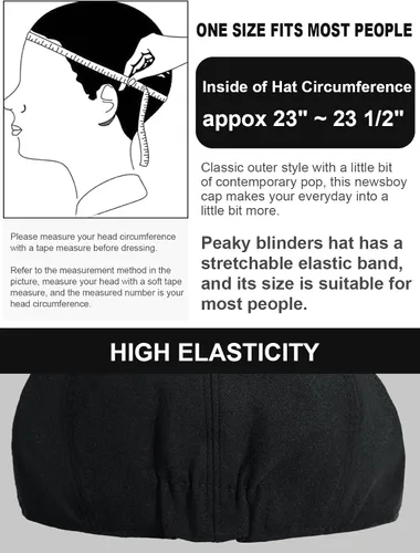 Vista 5 de Gorra de taxista Senker Fashion para hombre, gorra irlandesa clásica de 8 paneles de mezcla de lana para hombre mayor