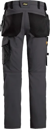 Vista 2 de Snickers Workwear AllroundWork 6271 - Pantalones elásticos completos con bolsillos para funda
