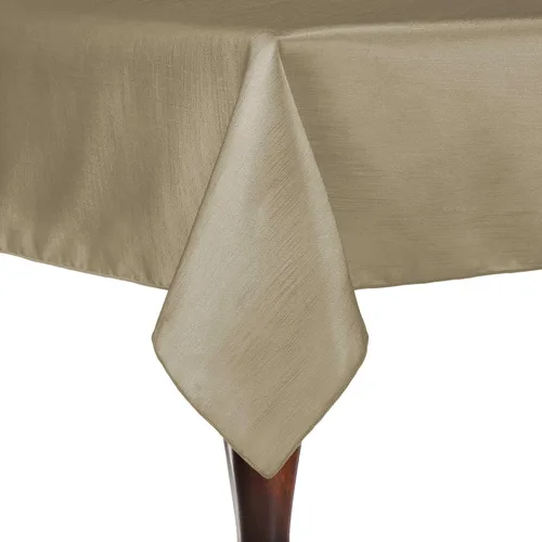 Vista 43 de Ultimate Textile - Paquete de 2 manteles rectangulares reversibles de satén Shantung - Majestic - Mantel rectangular de 60 x 108 pulgadas
