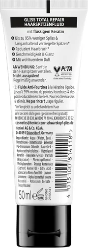 Vista 2 de Gliss Kur Schwarzkopf Oil Nutritive Anti Split End Hair Tip Fluido 1.7 fl oz