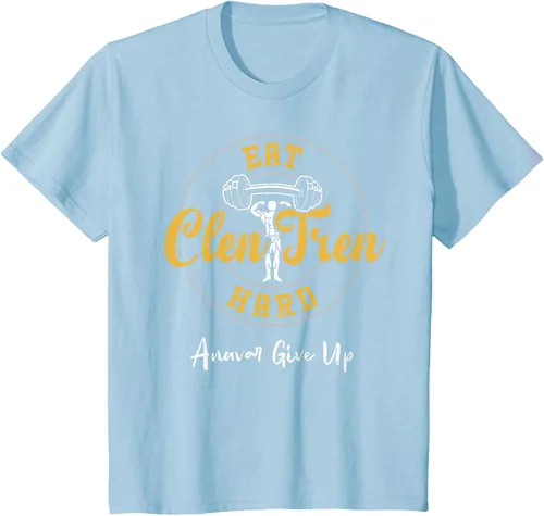 Vista 13 de Culturismo: Comer Clen Tren Hard Anavar Give Up - Camiseta de gimnasio, Negro