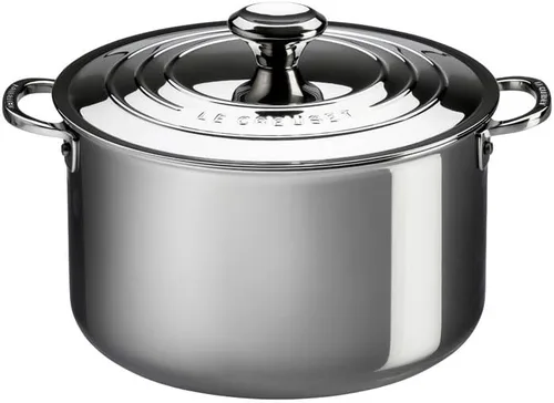 Vista 2 de Le Creuset Juego de utensilios de cocina de acero inoxidable de tres capas, 5 piezas
