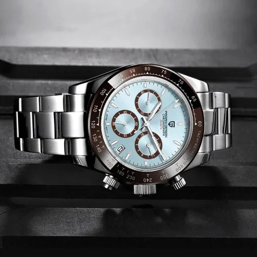 Vista 6 de LACZ DENTON Pagani Design PD1644 Relojes de cuarzo para hombre, acero inoxidable, cronógrafo, impermeable, 100M, reloj deportivo para hombre, regalo