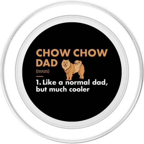 Vista 2 de Dog Chow Chow Dad Definition PopSockets MagSafe PopGrip for iPhone