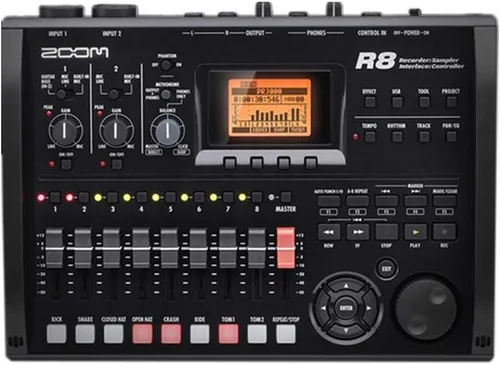 Vista 2 de Multitrack SD grabadora Zoom R16, controladora e interfaz, Multicolor
