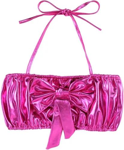 Vista 2 de TFJH E Traje de baño de 3 piezas para niñas y niñas, bikini con cola de pez de 3 a 10 años