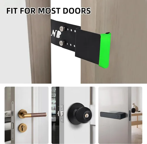 Vista 6 de Neobay Pestillo de puerta de acero para gatos, accesorio de puerta para gatos que mantiene a los perros fuera de la caja de arena para gatos, tapón