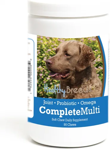 Vista 111 de Healthy Breeds Affenpinscher todo en uno multivitamínico suave masticable 60