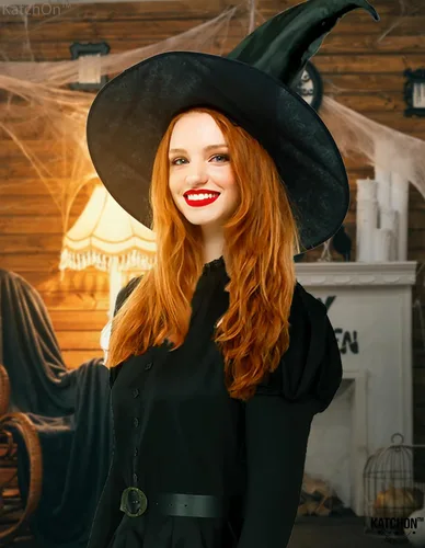 Vista 7 de KatchOn Disfraz de bruja malvada para mujer, disfraz de bruja de Halloween con sombrero