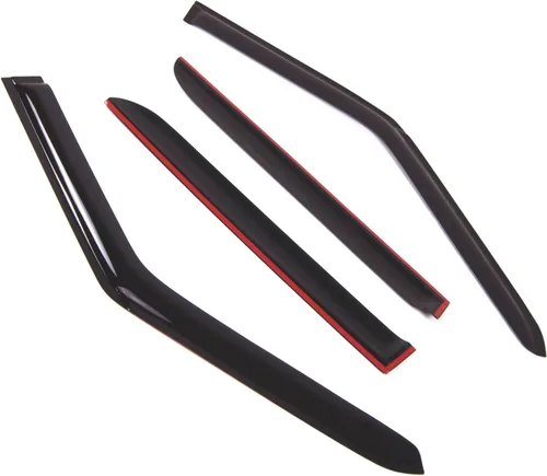 Vista 2 de Visor de ventana compatible con Land Range Rover Sport 2006-2013, DGWV2-521, deflector de montaje exterior, protector de lluvia, humo oscuro, juego