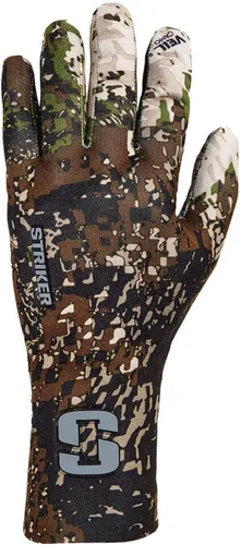 Vista 2 de Striker Guantes de pesca unisex Stealth impermeables y transpirables para exteriores con puño extendido y punta de dedo índice Tech Touch Transición