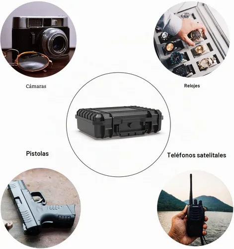 Vista 4 de Estuche rígido impermeable Ant Mag 9.2x6.5x2.7 Pick & Pluck Foam, caja protectora de viaje para cámara, drone, herramientas, electrónica