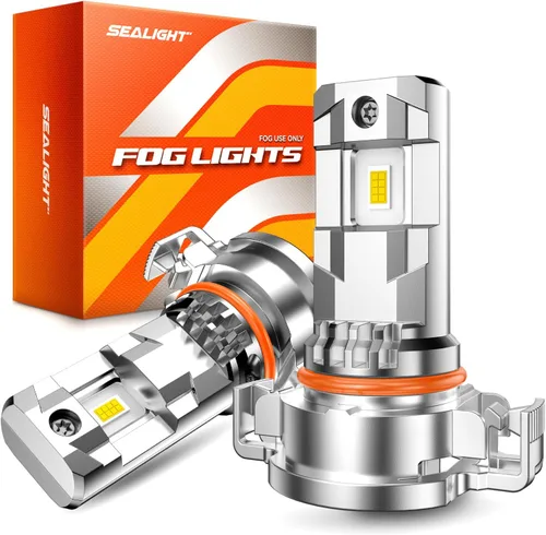 Vista 20 de SEALIGHT Bombilla antiniebla LED H11 H16, tamaño mini real 1:1, 6500 K, blanco frío, 6000 lúmenes, luces antiniebla LED H8/H16 para automóviles