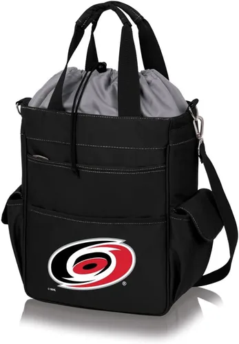 Vista 10 de PICNIC TIME NHL - Bolsa de mano unisex para adultos NHL Activo Negro con detalles grises.