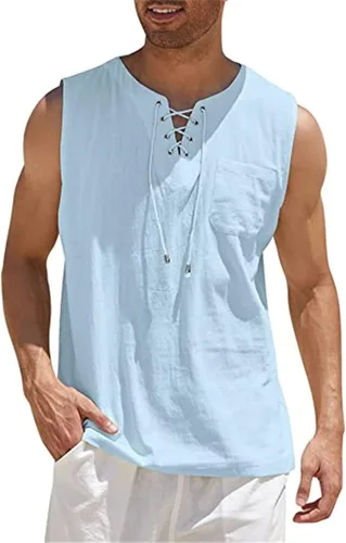 Vista 2 de ZEFOTIM Camisetas sin mangas para hombre, gimnasio, entrenamiento, sin mangas, ajustadas, a la moda