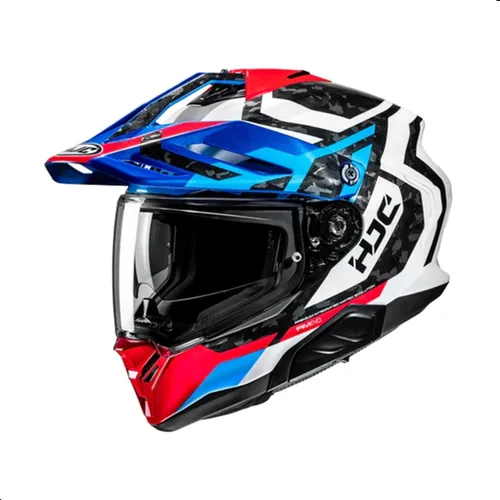 Vista 2 de Casco de motocicleta HJC RPHA 60 Dakar con visera HJ-47 Pinlock, aprobado por DOT (MC1, X-Small)