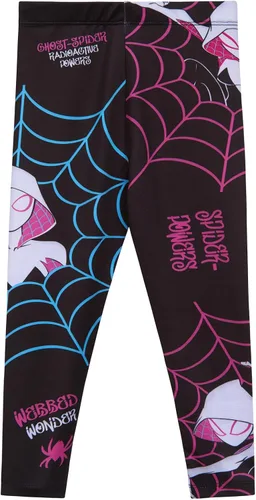 Vista 6 de Marvel - Conjunto de camiseta y leggings para niñas, desde niños pequeños hasta niños grandes (2T - 14-16)