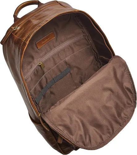 Vista 2 de Fossil Mochila de cuero o tela para todo género Buckner Coñac
