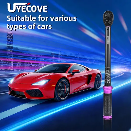 Vista 7 de Llave dinamométrica de clic de 1/2 pulgada 10-170 FT-LB/13.6-230.5N.M, precisión de ±3%, llave dinamométrica profesional de clic de doble dirección
