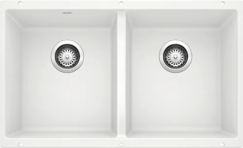 Vista 9 de Blanco Précis Fregadero 2 tarjas iguales de 16 pulgadas, 516319 Gris metálico