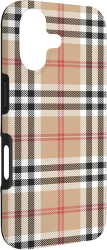 Vista 3 de Funda de franela a cuadros para iPhone 17