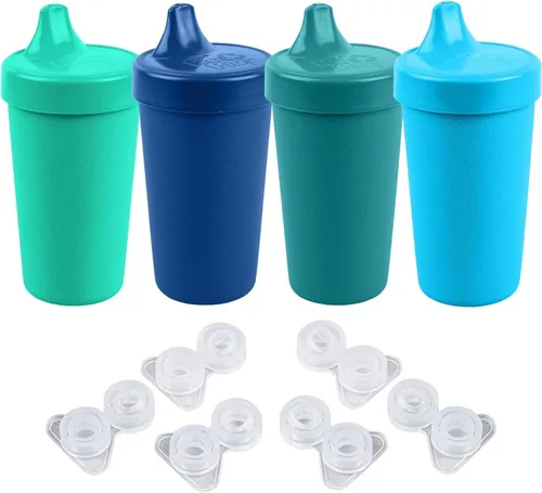 Vista 17 de Re-Play - Vasos con tapa y boquilla de 10 oz., hechos en EE.UU. para niños pequeños de 1 año en adelante, a prueba de derrames, aptos para Aqua Asst.