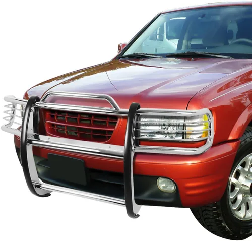Vista 5 de DNA MOTORING GRILL-G-039-SS Parachoques Delantero Cepillo Rejilla Guarda, Plata