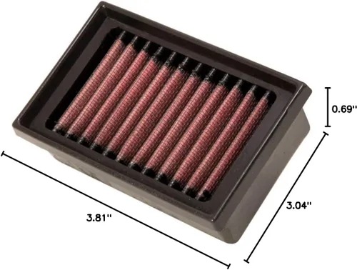 Vista 2 de K&N Filtro de aire del motor: Alto rendimiento, Premium, Powersport Filtro de aire: Se adapta a 2001-2011 BMW