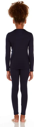 Vista 2 de Thermajane - Ropa interior térmica ultrasuave para niña, conjunto de calzones largo con forro polar