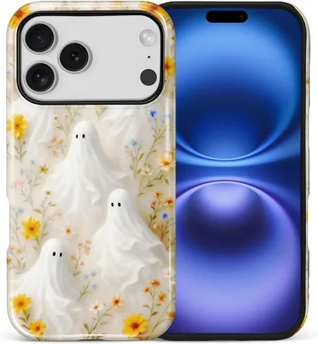 Vista 136 de Funda para iPhone 13 iPhone 14, a prueba de golpes, funda protectora híbrida de 2 capas, doble protección contra caídas, antiarañazos, diseño