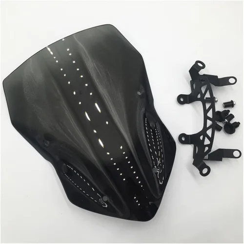 Vista 3 de Windscreen Fairing Motorcycle Windshield for K&awasaki for Z900 for Z 900 2017 Motorcycle Accessories Windshield Wind Screen Motorcycle Windshield