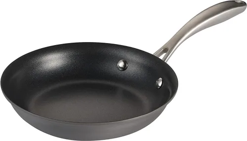 Vista 10 de Tramontina OnyxPro - Juego de 8 utensilios de cocina anodizados duros antiadherentes con tapas de vidrio, ollas y sartenes, apto para horno