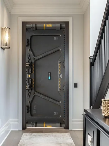 Vista 24 de artfanke Adhesivo de puerta 3D Despegable y pegable 76.95 cm x 200 cm - Envolturas de puerta autoadhesivas Murales Papel tapiz - Habitación
