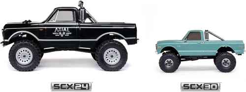 Vista 13 de Axial SCX30 Chevrolet K10 4X4 RTR RC Truck 1/30, negro